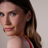 - The Jardin Moissanite Earrings -