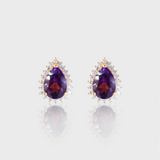 - The Elegant Amethyst Earrings -