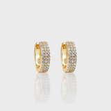 - The Fancy Moissanite Hoops -