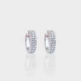 - The Fancy Moissanite Hoops -