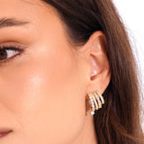 - The Bold Moissanite Earrings -