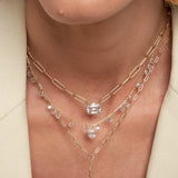 - The Lumina Moissanite Necklace -