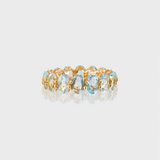 - The Vibrant Blue Topaz Ring -