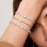 - The Eternity Moissanite Bracelet -