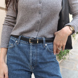 - The Skinny Belt in Black -