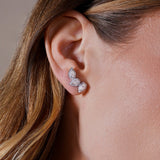 - The Cluster Moissanite Earrings -