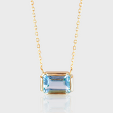 - The Fine Blue Topaz Necklace -