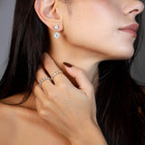 - The Sublime Moissanite Earrings -