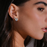 - The Classic 9mm Blue Topaz Earrings -