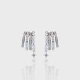 - The Bold Moissanite Earrings -
