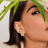 - The Fancy Moissanite Hoops -