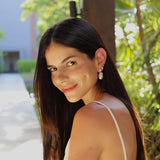 - The Blanche Moissanite Earrings -