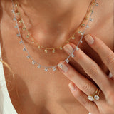 - The Serene Moissanite Necklace -