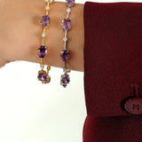 - The Soleil Amethyst Bracelet -