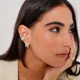 - The Fancy Moissanite Hoops -