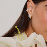 - The Fancy Moissanite Hoops -