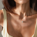 - The Soleil 10mm Moissanite Necklace -