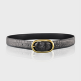 - The Classic Belt in Black Croco -