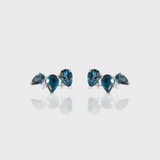 - The Glow-Up London Blue Earrings -