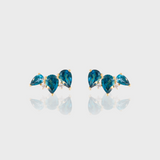 - The Glow-Up London Blue Earrings -
