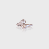 - The Twist Moissanite Ring -