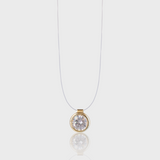 - The Soleil 10mm Moissanite Necklace -