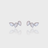 - The Cluster Moissanite Earrings -