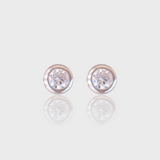 - The Soleil 4mm Moissanite Earrings -