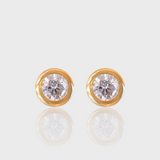 - The Soleil 6mm Moissanite Earrings -