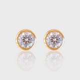- The Soleil 10mm Moissanite Earrings -