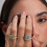 - The Fusion Wave Moissanite Ring -