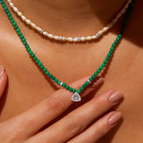- The Bora Malachite Necklace -