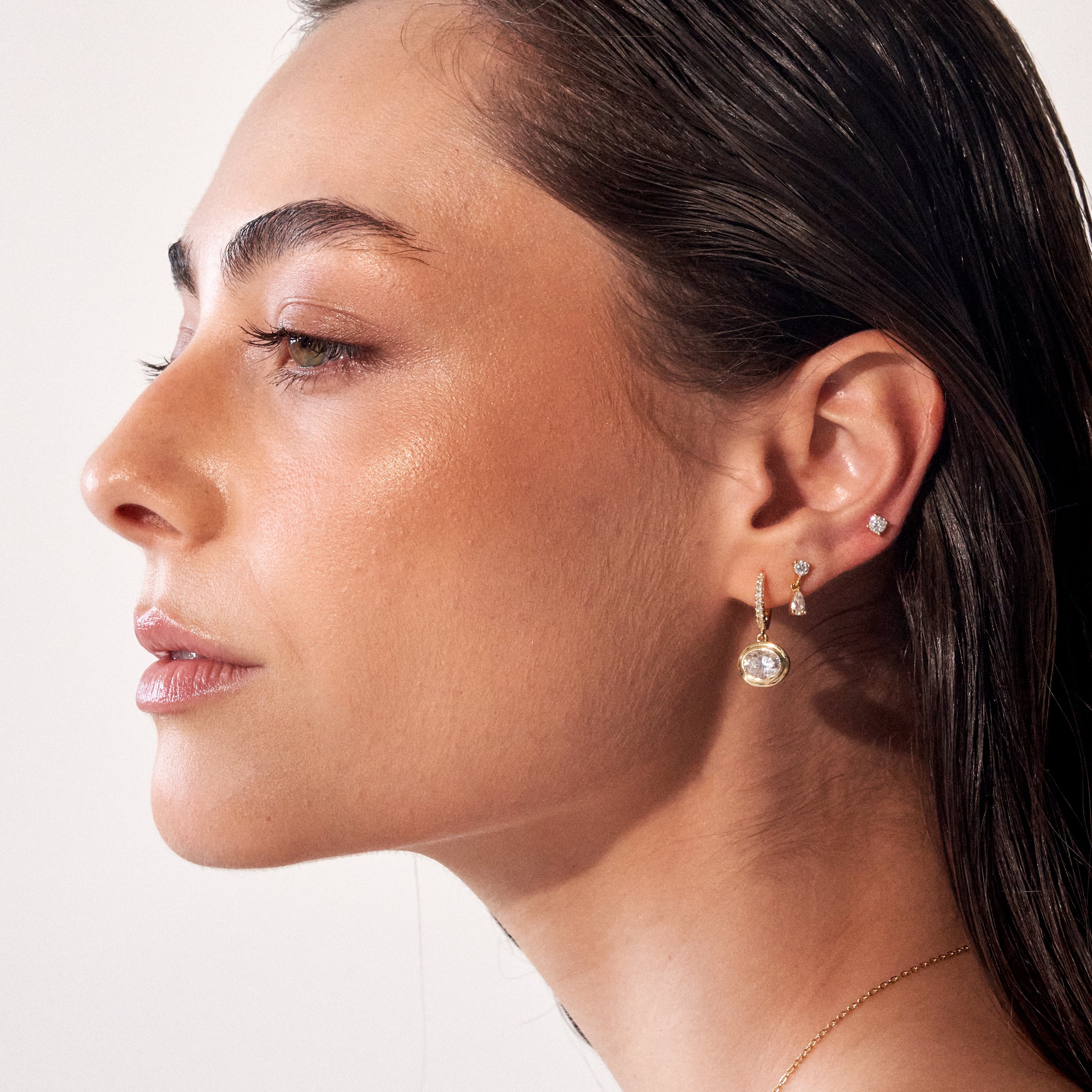 - The Amélie Moissanite Earrings -