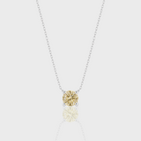 - The Bold 8mm Champagne Moissanite Necklace -