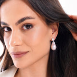 - The Blanche Moissanite Earrings -