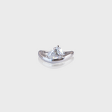 - The Wave Moissanite Ring -