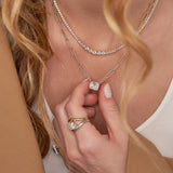 - The Timeless Moissanite Necklace -