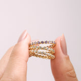 - The Slim Amethyst Ring -