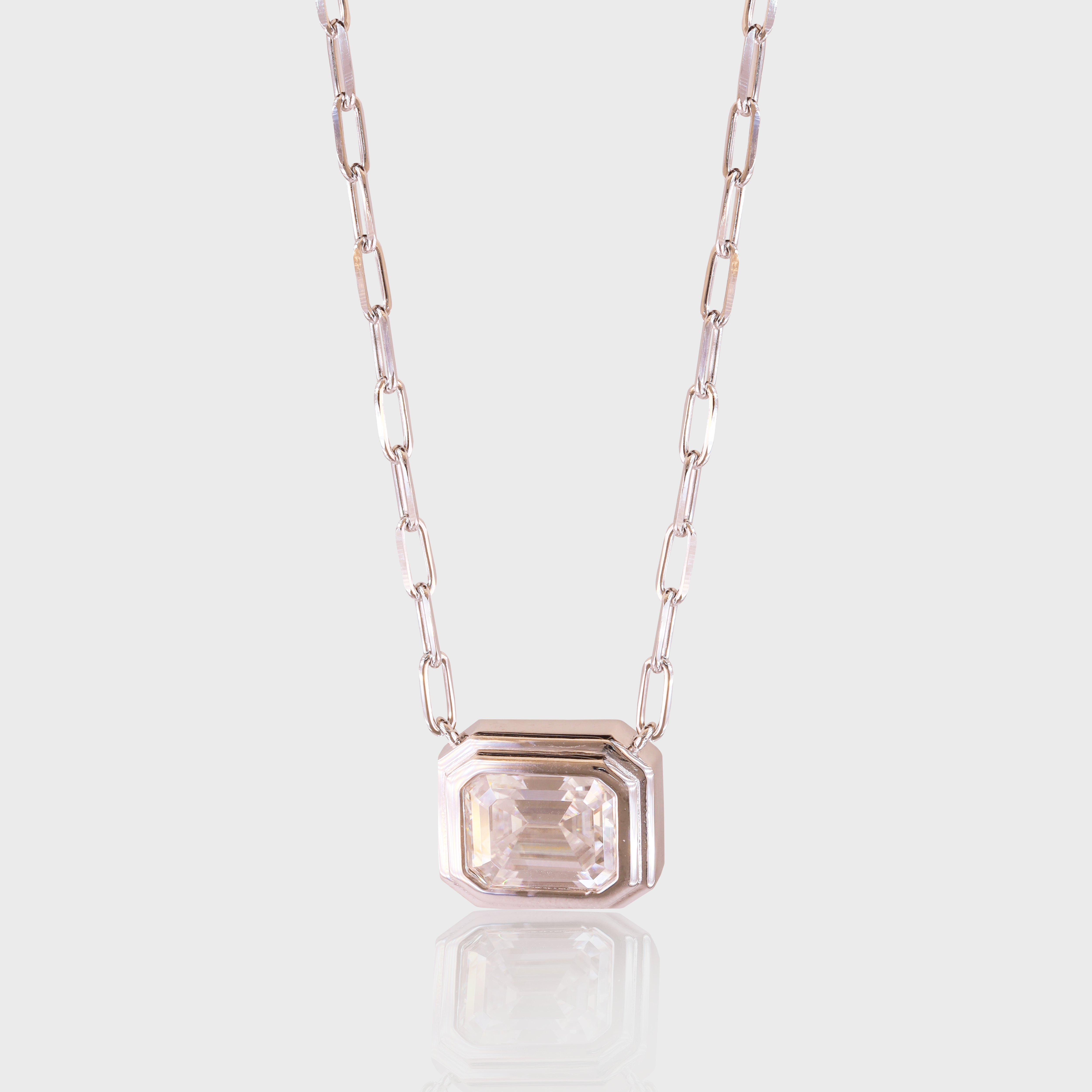 - The Fancy Moissanite Necklace -