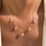 - The Rainfall Moissanite Necklace -