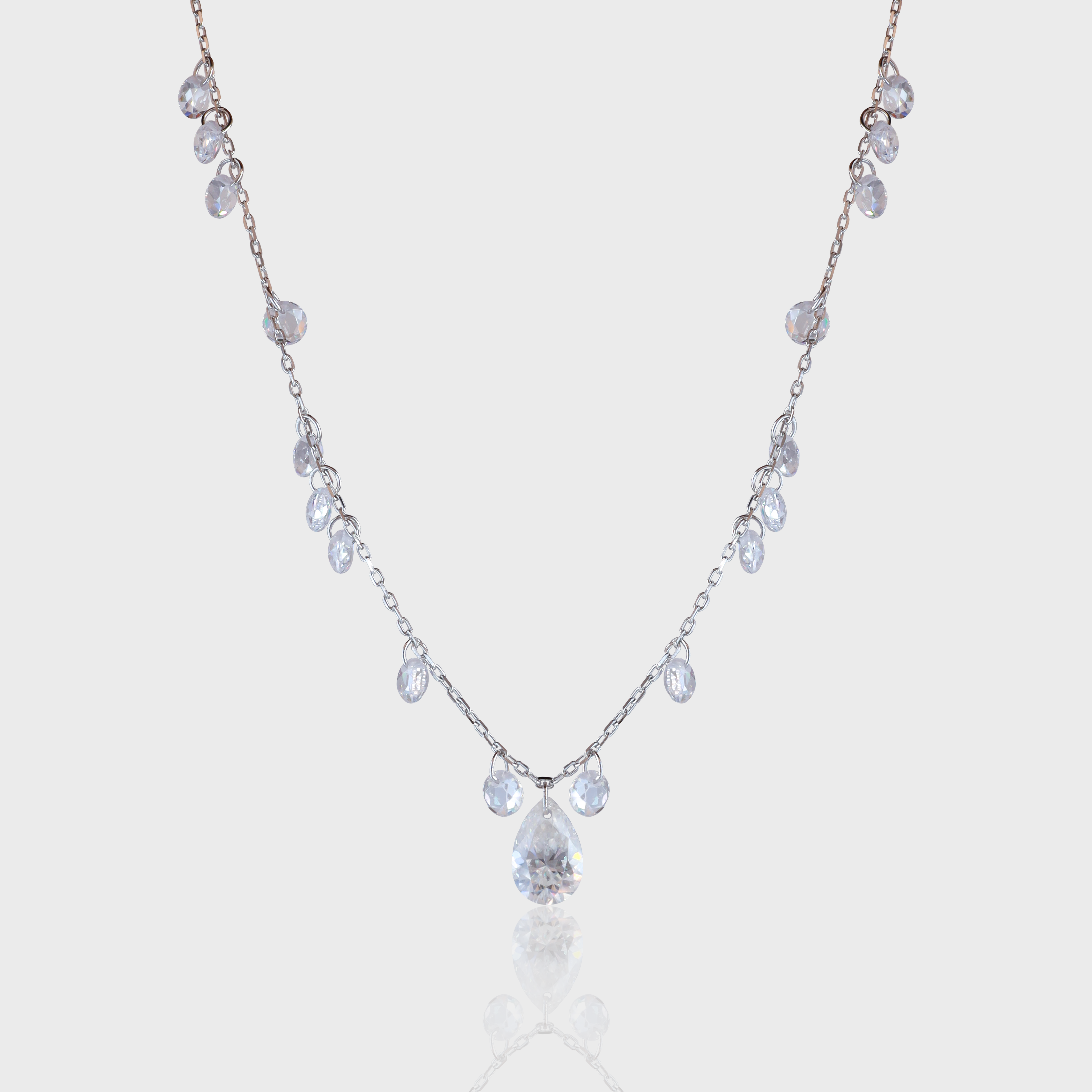 - The Lumina Moissanite Necklace -