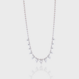 - The Glimmer Moissanite Necklace -