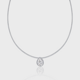 - The Tulip Moissanite Necklace -