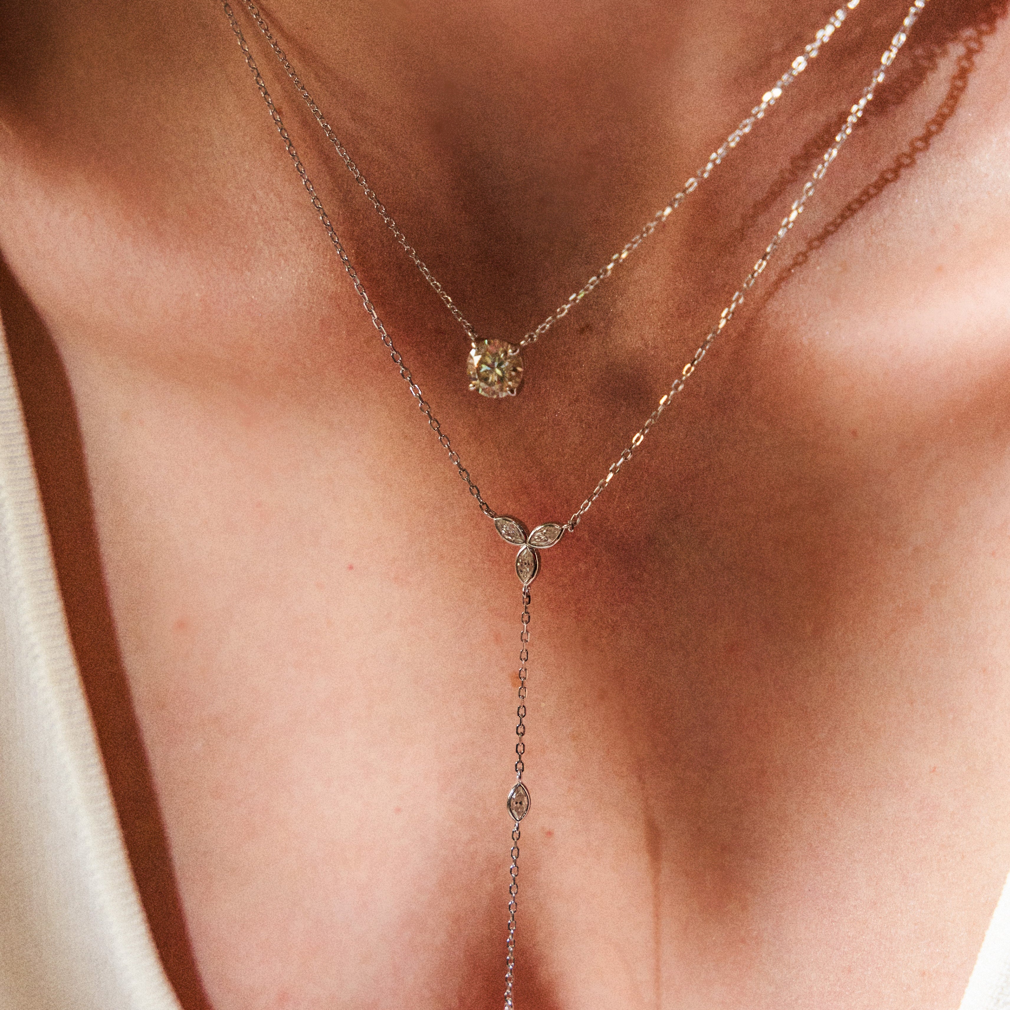- The Ivy Moissanite Necklace -