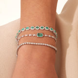 - The Dainty Moissanite Bracelet -