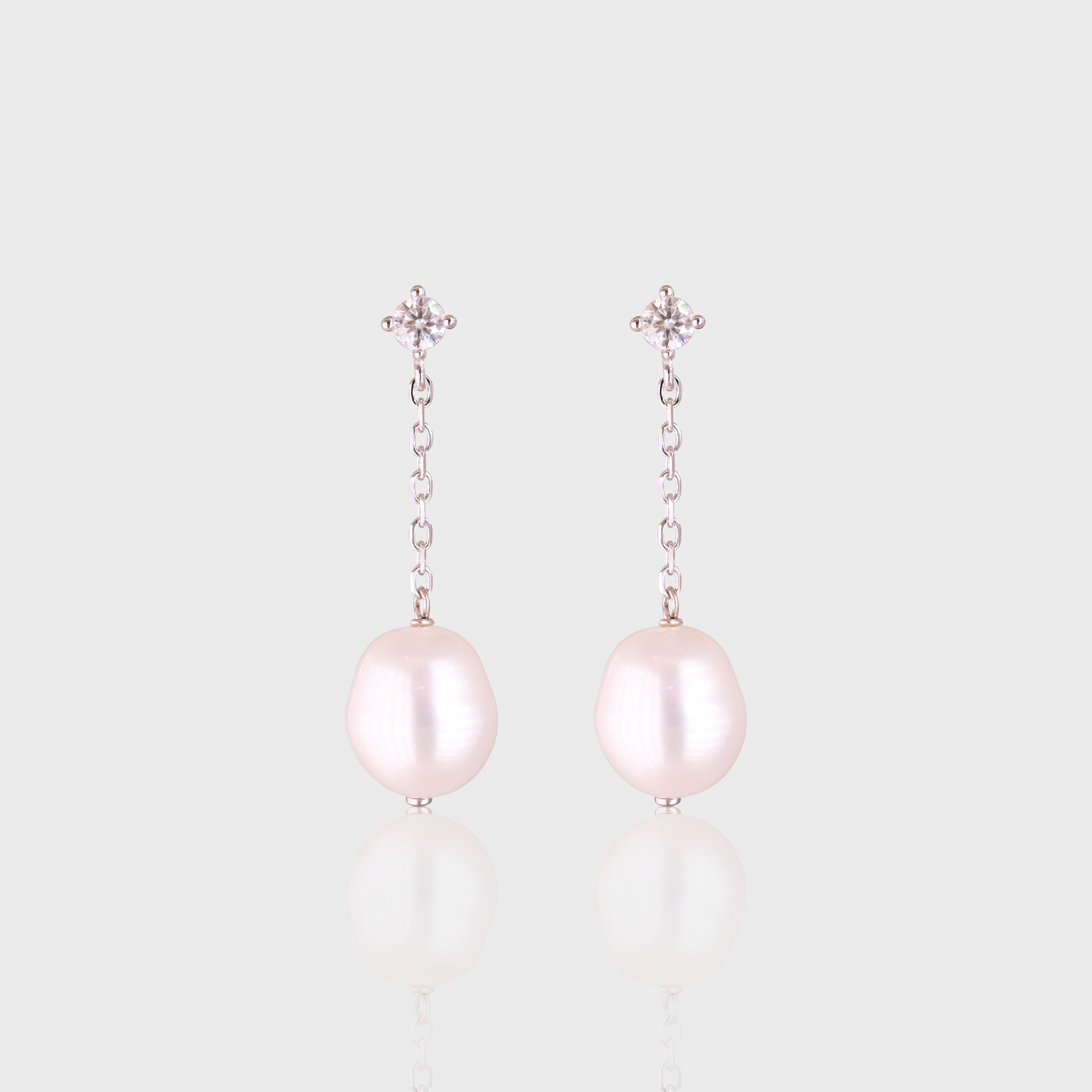- The Lumière Moissanite Earrings -