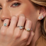 - The Wave Moissanite Ring -