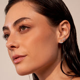- The Pampelonne Moissanite Earrings -