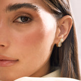 - The Teardrop Moissanite Earrings -