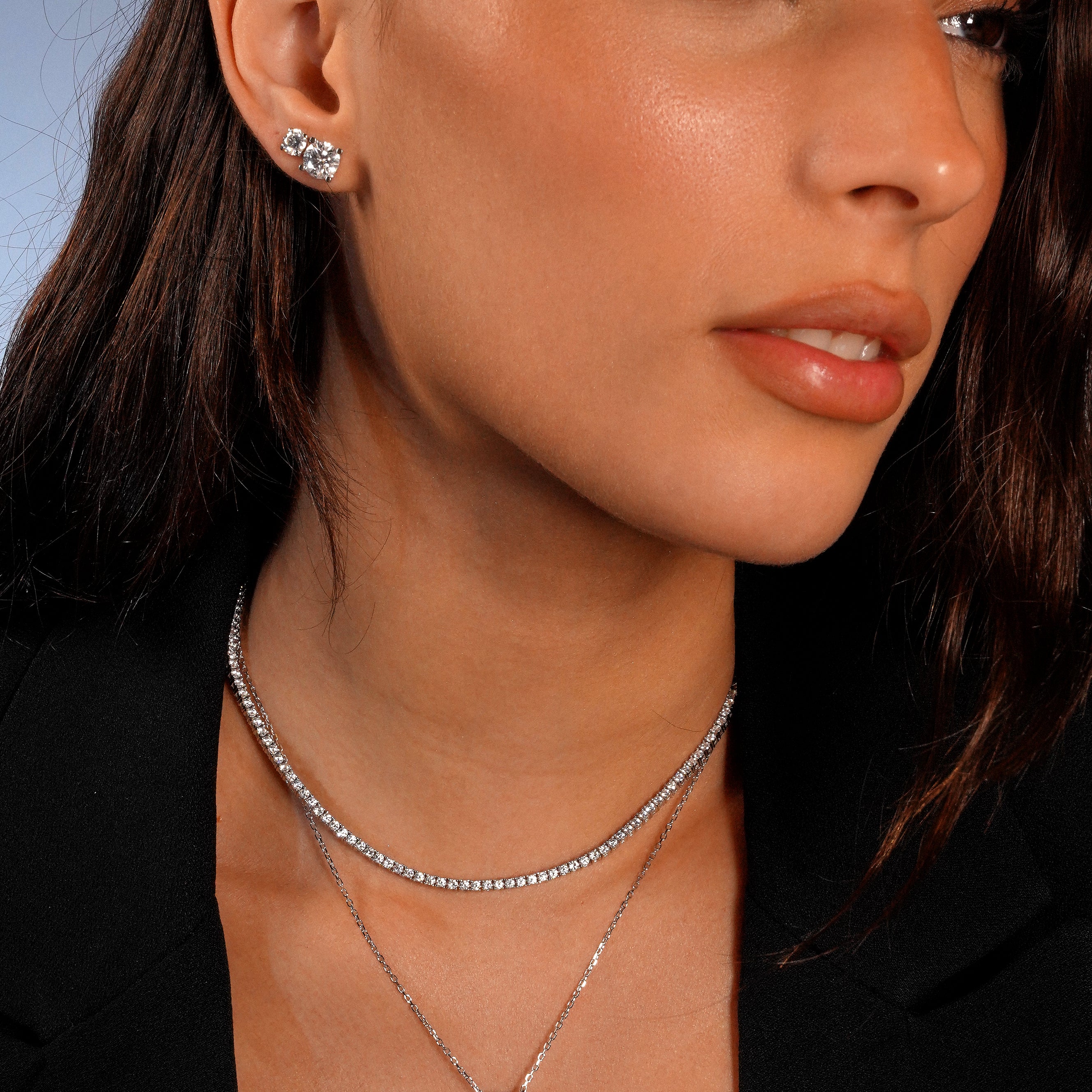 - The Iconic Moissanite Necklace -
